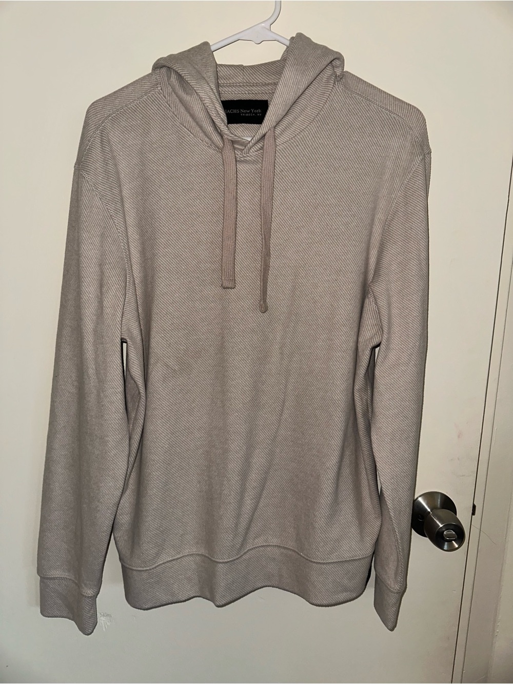 Casual Hooded Sweater - Beige Taupe